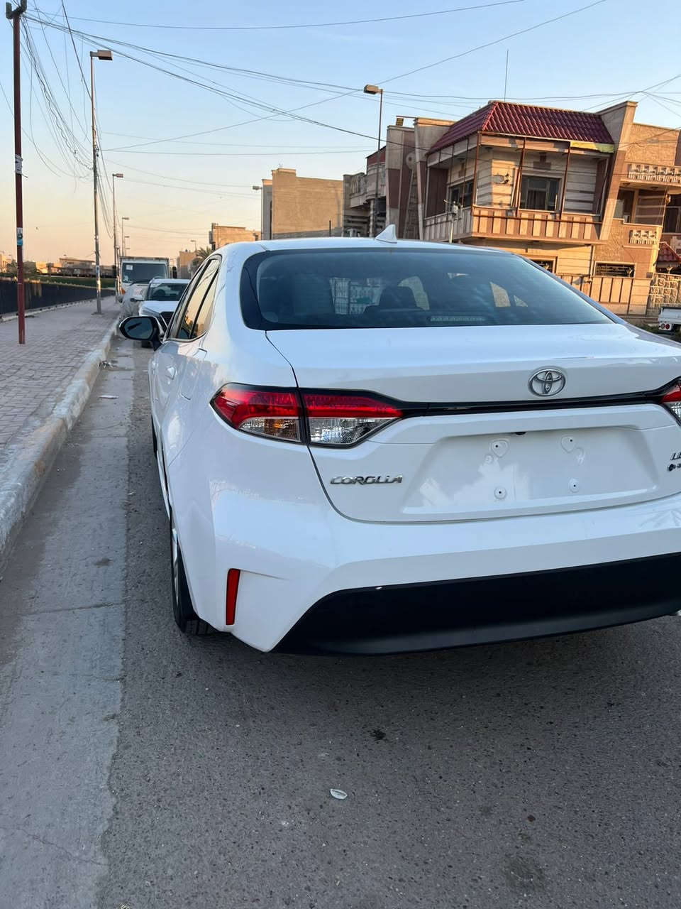 2025 Toyota Corolla LE هايبرد
كورلا 2025 هايبرد مرقم بغداد باسمي لون ابيض وارد امريكي بدون ايرباك
حادث صندوك وشويه وخشم الجاملغ موضح بصور
عداد: 5000 الف ميل
🟪🟪 ســعــر💲علق / الرد تلقائي يوصلك فورا💲 ::
مكينه ١٨٠٠ المرغوب
المواصفات: 
بصمه
داخل لونين
ويل 17 كروم
4 جام اوتو
اشاير بالمري
لدات نهارية امامية
لدات لايت
لايتات زينون
سايد بريك دكمة + اوتو هولد بريك ذاتي عند التوقف
رادار امامي بريك ذاتي + قيادة تحديد مسار
رادارات جانبية نقط عمياء
رادارت خلفية تنبيه عبور 
شاشة كبيرة
كاميرا خلفية دوارة 
اندرويد اوتو + كار بلي نفيكيشن واير لس
تحكمات ستيرن
مثبت سرعة
سياره جديده وبحاله الوكاله ولا كلوب مشتغل بدشبول 
cfEuVncdXXvaoGITao
بغداد شارع فلسطين

***********
