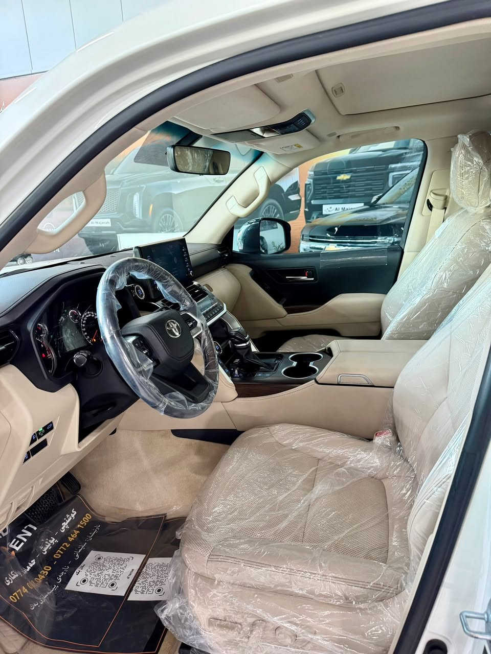 ‏ ساز  LAND CRUISER_2022 _GXR LIMITED
مغلف ppf
اخت زيرو  ٥٧،٠٠٠كم ماشية
تنفس طبيعى محرك مرغوب
 💥ساز باب اول💥  
ارخص سعر بكل سوق

اللَّهُمَّ صَلِّ عَلَى مُحَمَّدٍ وَعَلَى آل مُحَمَّدٍ

🔷 ملاحظه سياره بدون مراوس
🔷تويتا لاندكروز موديل (٢٠٢٢)  
🔷سياره زيرو شريكه ساز باب اولا
🔷سياره مواصفات (GXR)
🔷سياره (٣) شاشات _ (٦) سلندر تنفص تبيعي _ 
🔷مكفول كفاله عامه دعاميه لي دعاميه مكفول بدون صبغ بدون بارد بدون شخط 
مكفوله كلشي شرت علي وزع شريكه 
سياره كامل مزلل دائيره مرور

🔷سياره گير محرك بشرت مامفتوح كل بشرت
🔷عرضيات مامفتوح + ٢ بصمه موجود
🔷4 اطارات و ويل جديد شريكه 
🔷سياره داخل بيجي كوشنات جلد
🔷كامل غراضات موجود (٢) بصمه موجود

🔷مواصفات سياره 
(كوشنات جلد _ شغال عن بعد
_ كاميرا _ كوشنات تدفيه _ 
٣ شاشات بيلادي _ وايرليس شحن _   نيظام eco _ سلايت _ النزلاق _ثلاجه _ زينون _ حساسيه الديك المؤخره مرايات _)

🔷سنويه هزه كل جديد مباشر حول

🔷• نظافه ١٠٠٪ كامل سيرڤس بدون نقص و

🔷مكان سليمانيه
🔷سعر(612$)
🔷رقم . ***********
