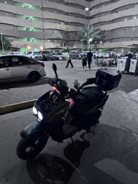 دراجه همر جديده  موديل 2025 بانزين مع بوكس وياهه واراقاهه ومنفيس كلشي ...