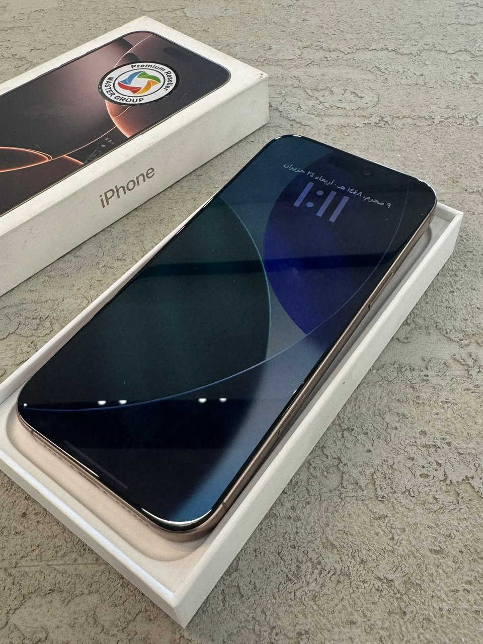 iphone  16 pro max  الجهازه بعده بل ضمان مال ماستر 4اشهر

ذاكره 256 
•بطاريه 97 

•جهاز بحالة الوكالة جديد يلمع مستخدم قليل
 
•جهاز ليره نضافه100%100

•ويا كاروتونه الاصليه وبي ضمان ماستر

•مداخل صيانه وبحالة الوكالة بعده

السعر 1,500,000
مليون ونص

العنوان 📍بغداد 

التواصل 📞 ***********
