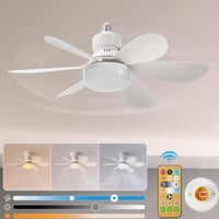 مروحه سقفيه • مع مصباح • توصيل