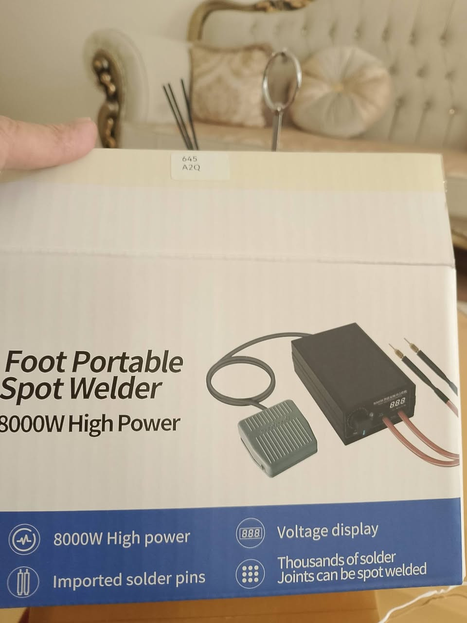 لحيم نقطي شحن 
تسع درجات 8000W
60الف ويا التوصيل 
للحجز على وتس اب
***********

