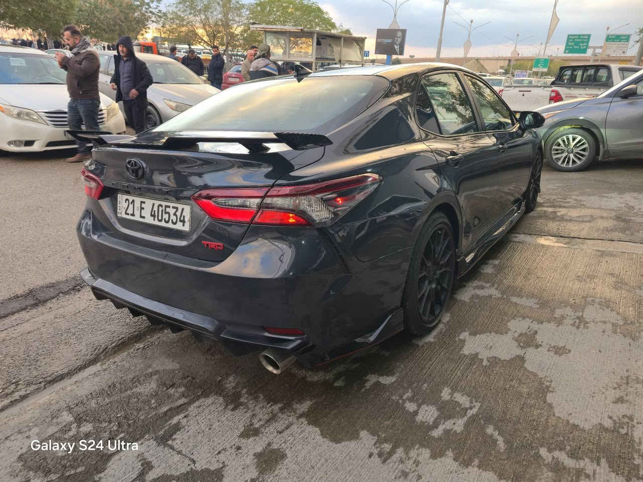 كامري موديل 2023  TRD  محرك 6 افلون
ماشي ٢٦ الف 
بدون صبغ بدون ارباك بدون دواخل بدون تبديل 
تعديل بسيط حافة جاملغ السكن وصبعين تعديل حافة صندوق
رقم سليمانية 
مكانها كركوك موجودة في معرض ديار بكر 
سعر ٢٣٠ 
***********
