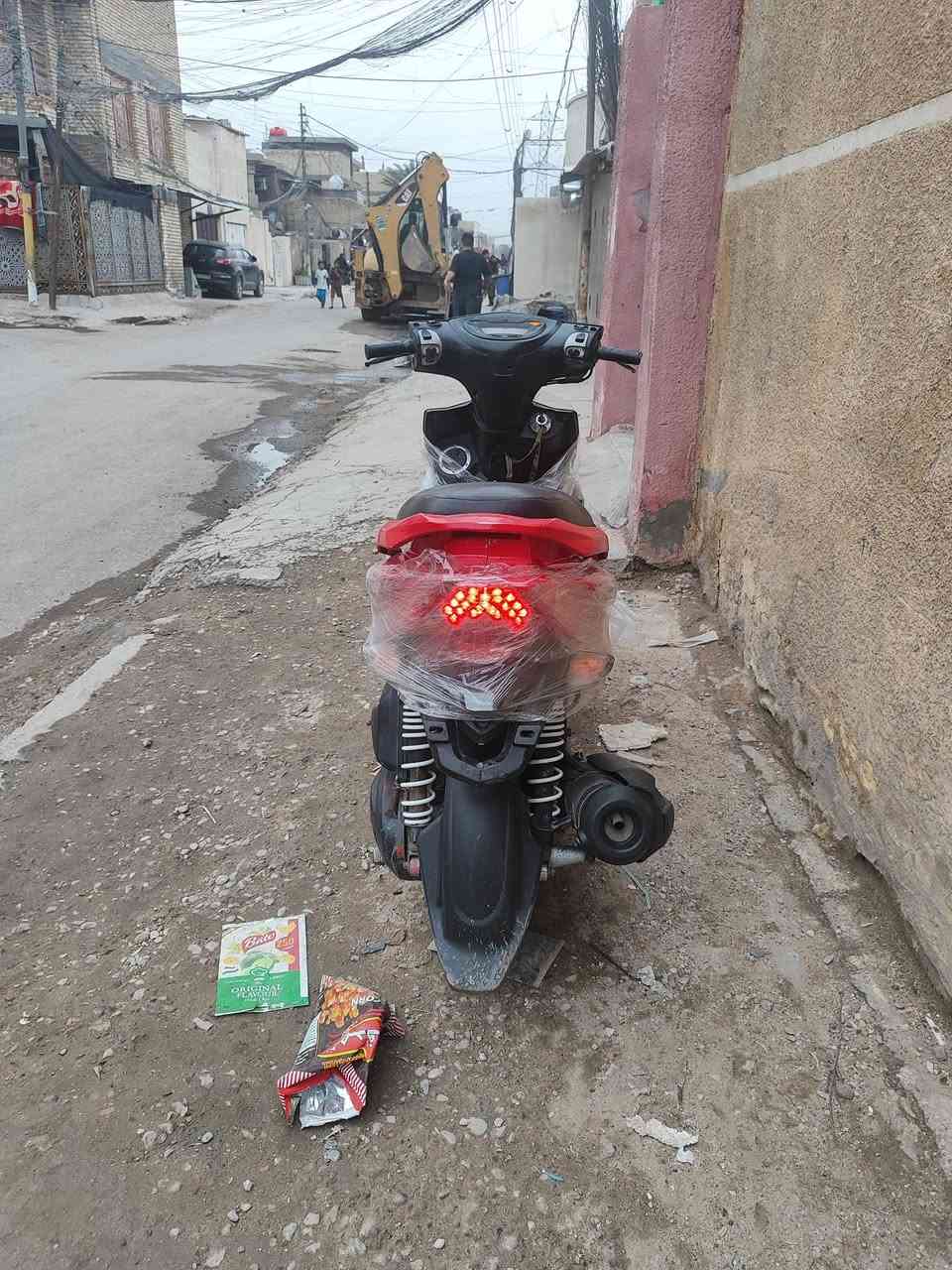 السلام عليكم دراجة لبيع جي تي ار نقص بس دبل امامي سعر 600 وبيها مجال مكاني بغداد  مدينة ***********
