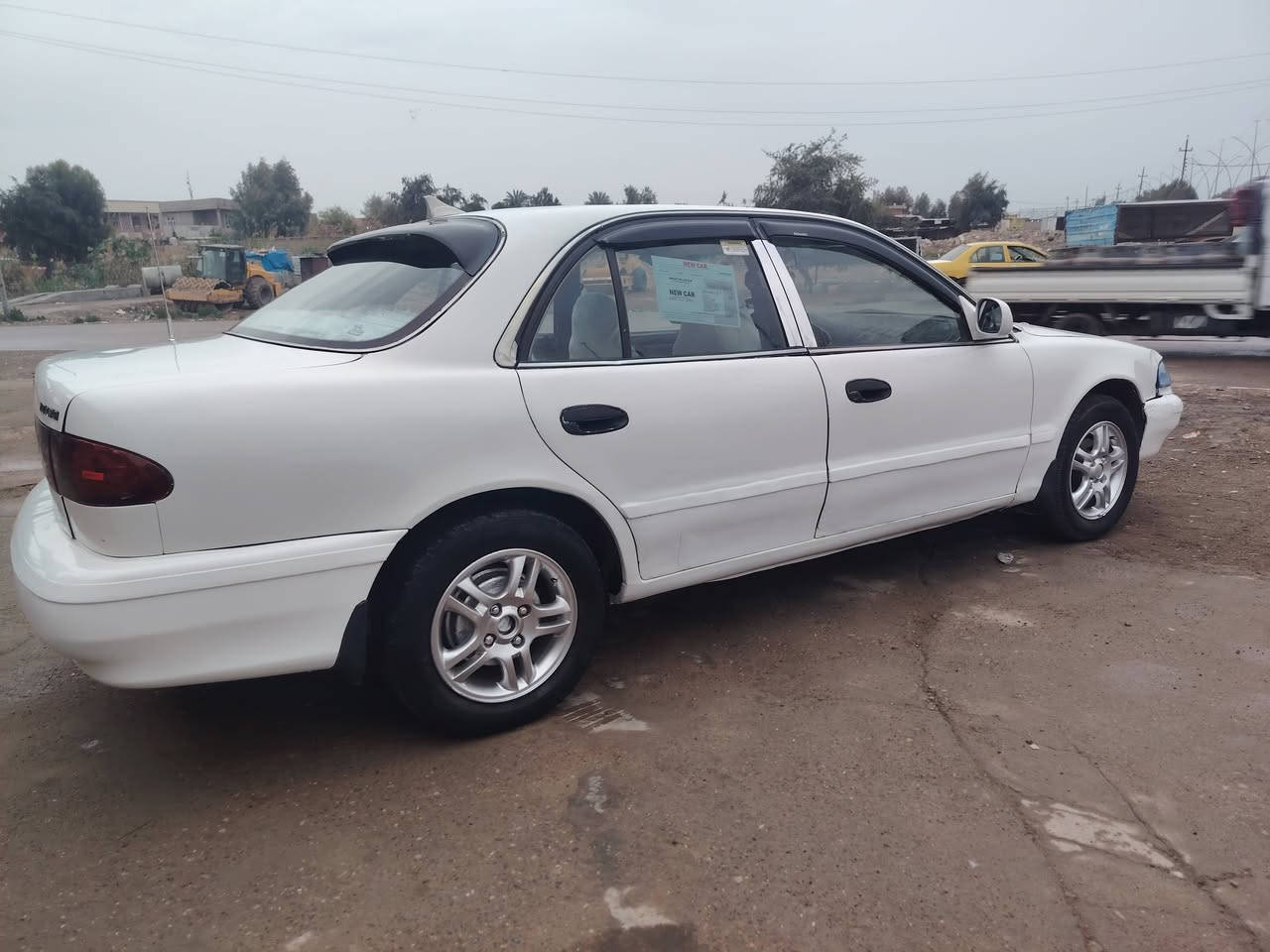 السلام عليكم سياره للبيع سوناتا موديل 95 رقم بغداد نكليزي كير اوتماتيك  صدر امامي و خلفي جديده تخم تاير جديد كهربائيات كله شغال محرك مفتوح  مصبوغه عام بدون خياس بدون ضربه  جديده السعر 43 وبيها مجال المكان ديالى دلي عباس رقم الهاتف ***********
