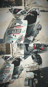 دراجه ادرس ياباني مزوده/ بكلايت شاير صالنصة وياله دراجه خير من الله ما به كل نقص سعر بل خاص  *********** مكاني داموك
