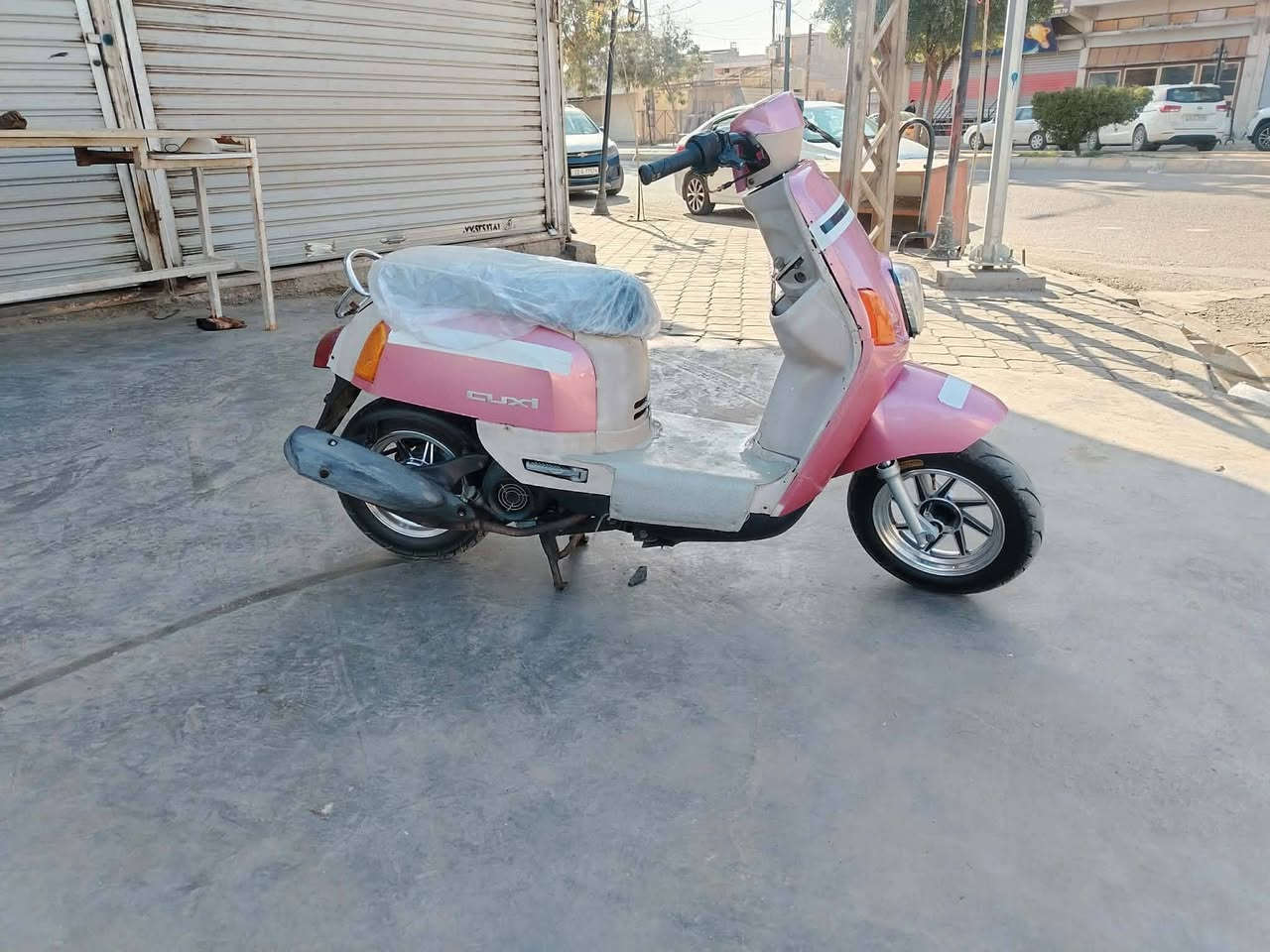 سلام عليكم ماكس بوليس للبيع  مكينا مال حاويه جديدا مشدوده بس فشكها بيه نواقص خفيفه سعر 400 دراجه خير من الله ويل كب دبل خلفي رياضي بيها  يداد رياضيات  هاذا رقمي ***********ما متواجد عل فيس
