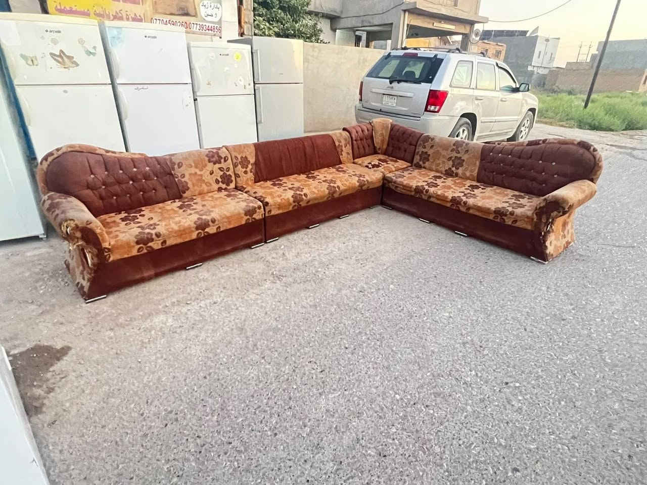 ديوان ١٠ مقعد ثكيل للبيع ضرر بس خرمشه بزون بالتجوات سعره ١٠٠ وبي مجال بسيط
ديالى منطقه سيف سعد بالخدمي مقابل محطه الكهرباء الجديده قرب جسر الغالبيه مقابل مكتب لمسات العماره للمقاولات
***********
***********
