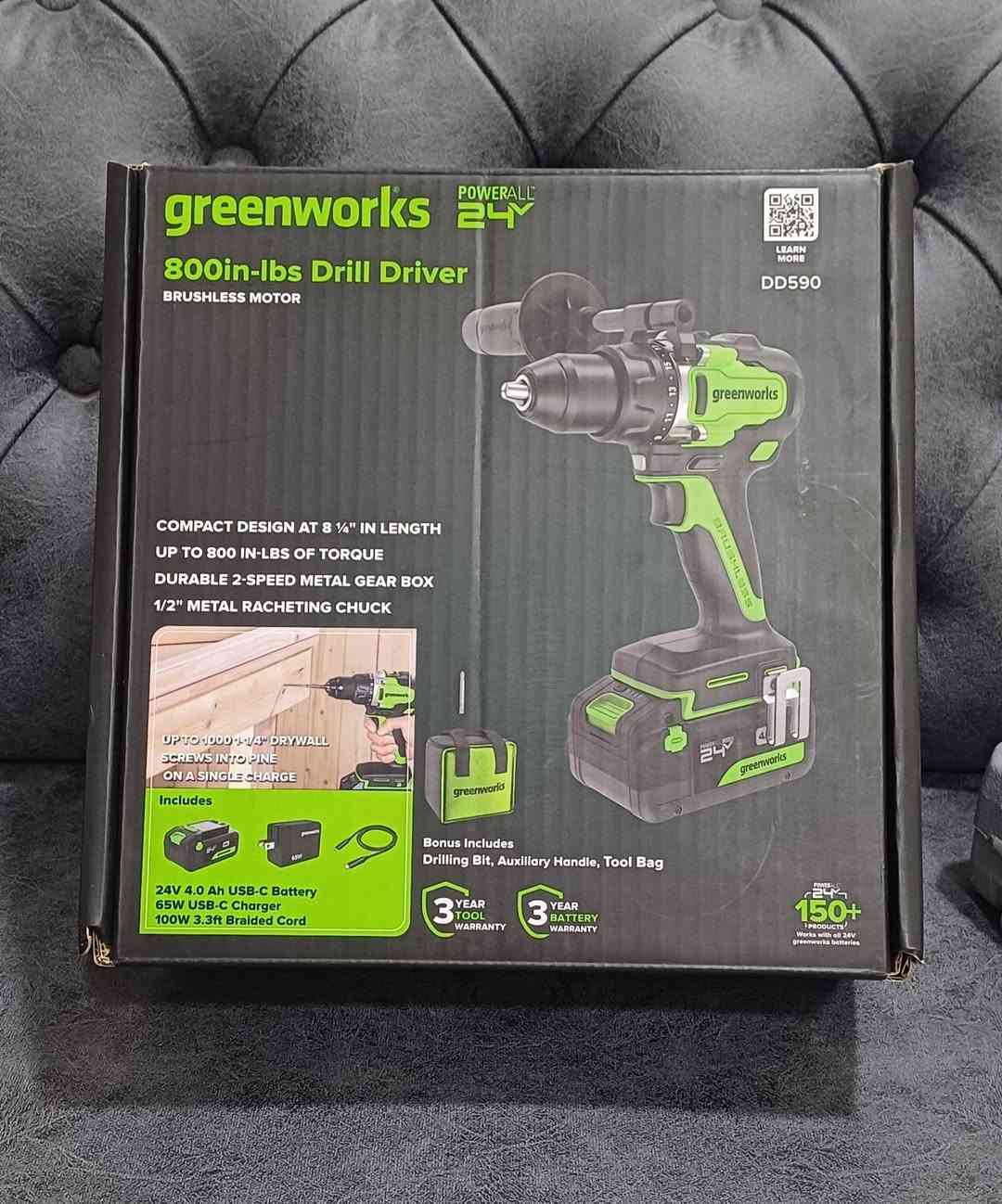 السلام عليكم 
دريل شحن ماركة GreenWorks فيتنامي اصلي 24 فولت مع بطارية واحدة 24 فولت 4 امبير 12 خلية حقيقي شحن تايب سي .كل الملحقات اصلية انتاج 2024 ..
السعر ١٥٠ الف مع التوصيل


**إذا كنت صاحب هذا الإعلان وتريد حذفه لأي سبب، رجاءا أرسل رسالة إلى الدعم الفني**