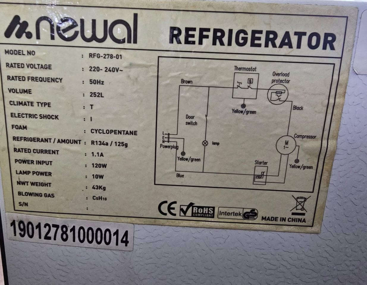 ثلاجة نوال للبيع نظيفة جدا 

الاستفسار ***********
