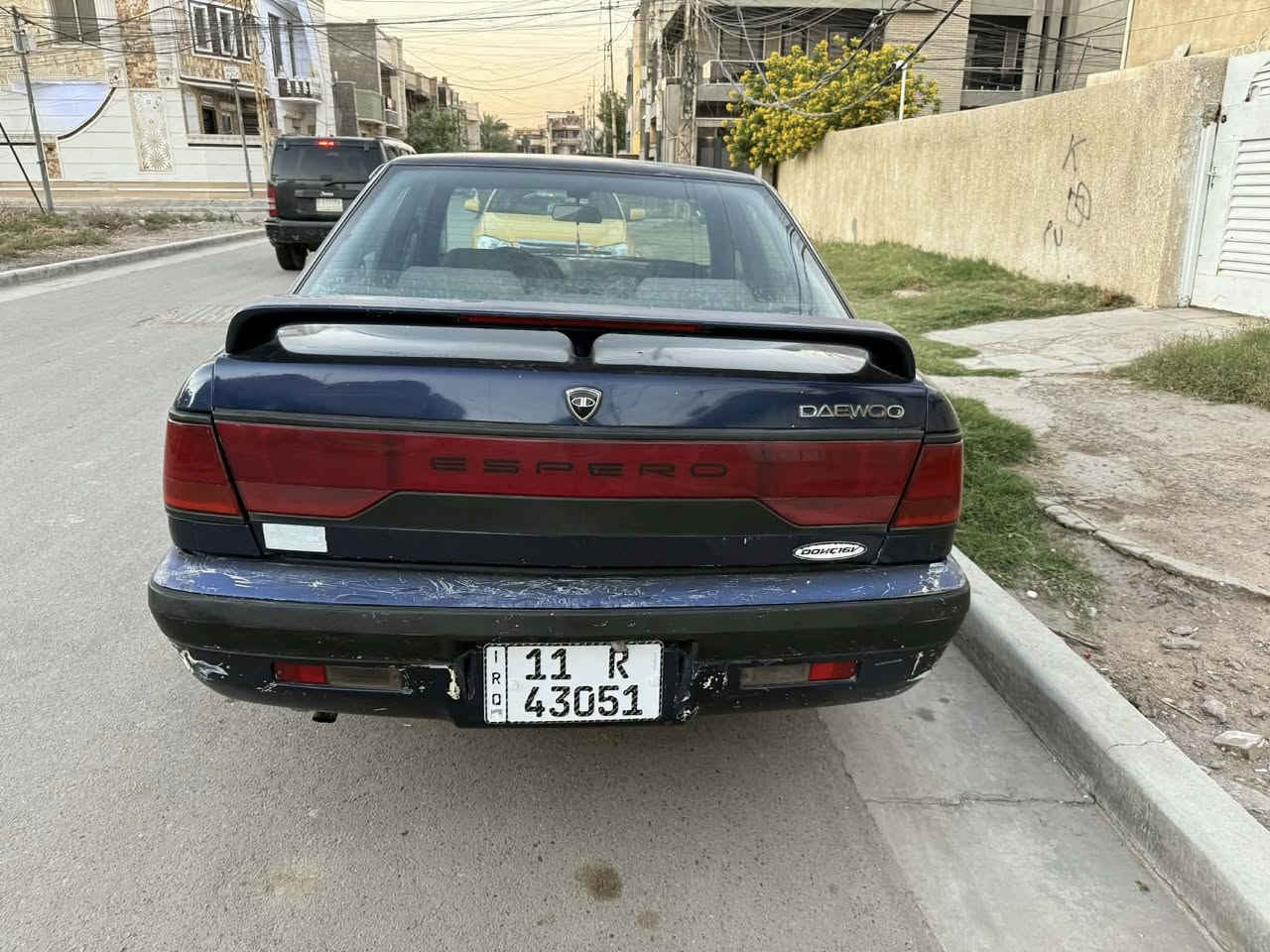 سلام عليكم للبيع دايو اسبرو رقم بغداد كير أوتوماتيك تخم تاير جديد باتري جديد صدر امامي خلفي جديد غرفه بلاد كهربائيات كلشي شغال رايده ب٣٠ هذا رقمي *********** 
ترايك لكوريه
