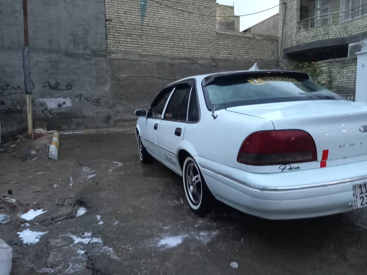 السلام عليكم شباب كل عام وانتم بالف خير وصحة وسلامة يا رب العالمين للبيع دايو برنس فراشة رقم بغداد انكليزي موديل ١٩٩٦ سياره نضيفه جدا مصبوغه محرك كير نضيف جدآ صدر أمامي خلفي جديد نضيف جدآ تبريد شغال كهربائيات تخم تاير جديد خط أبيض ويل كب جديد سنتر لوك شغال كهربائيات كله شغاله دوشمه عام بطاين نضيفه والسياره نضيفه نصبه فول والصور تحكم السعر المطلوب ٤٢ ورقه وبي مجال للاتصال *********** مكاني بغداد شرط التحويل بيع فقط
