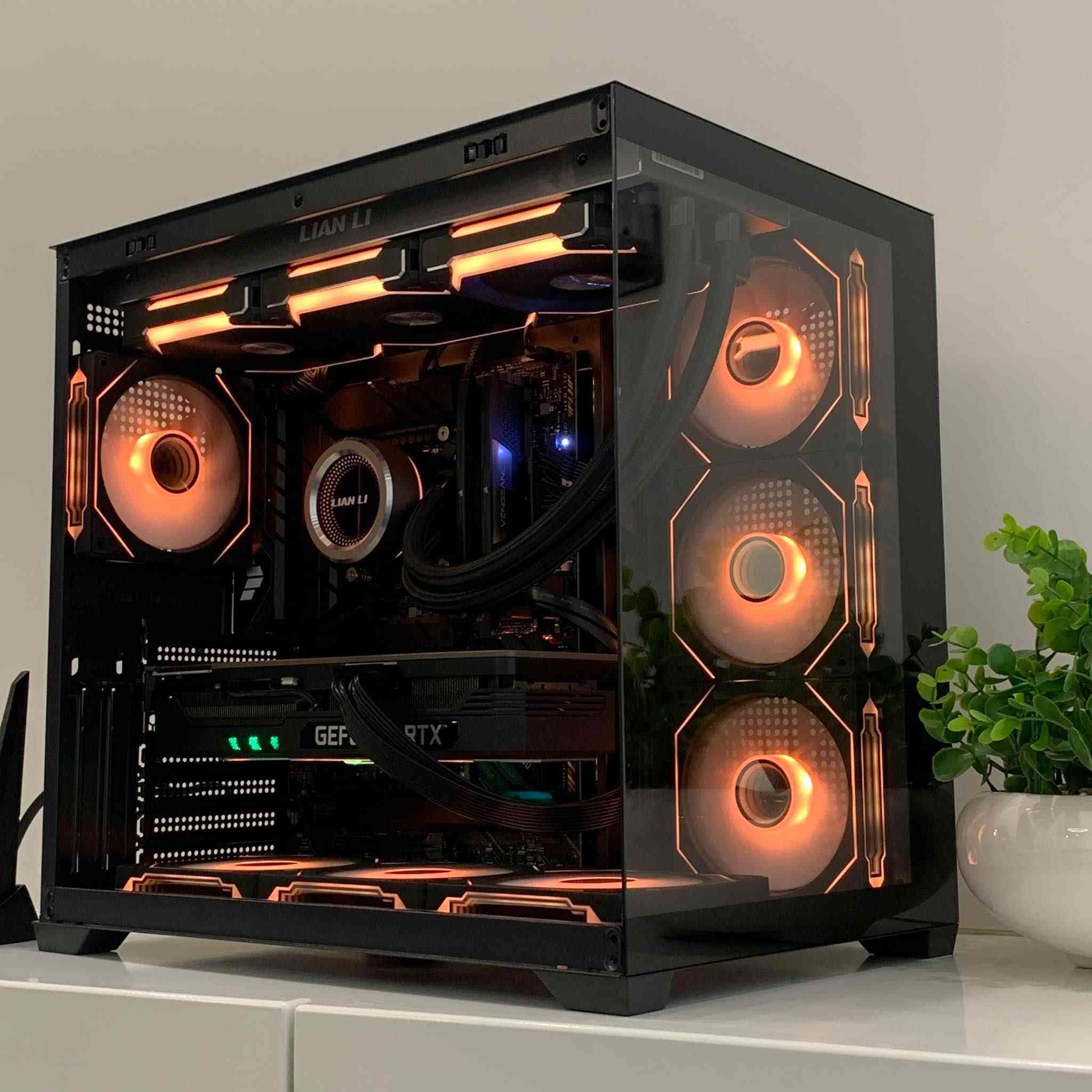 PC Specifications

::CPU:: Intel® Core™ i9-12900K (16C / 24T)
::CPU Cooler:: Lian Li Galahad 360 Uni Fan SL120
::MOBO:: ASUS TUF GAMING Z690-PLUS WIFI
::RAM:: CORSAIR Vengeance 32GB DDR5-5200
::SSD:: Samsung 980 PRO 1TB NVMe PCIe 4.0
::GPU:: Palit GeForce RTX™ 3090 GamingPro 24GB
::PSU:: DeepCool PM750D 850W 80+ Gold
::Case:: Dual-Glass Mid-Tower Case (7× ARGB Fans) السليمانية, العراق


**إذا كنت صاحب هذا الإعلان وتريد حذفه لأي سبب، رجاءا أرسل رسالة إلى الدعم الفني**