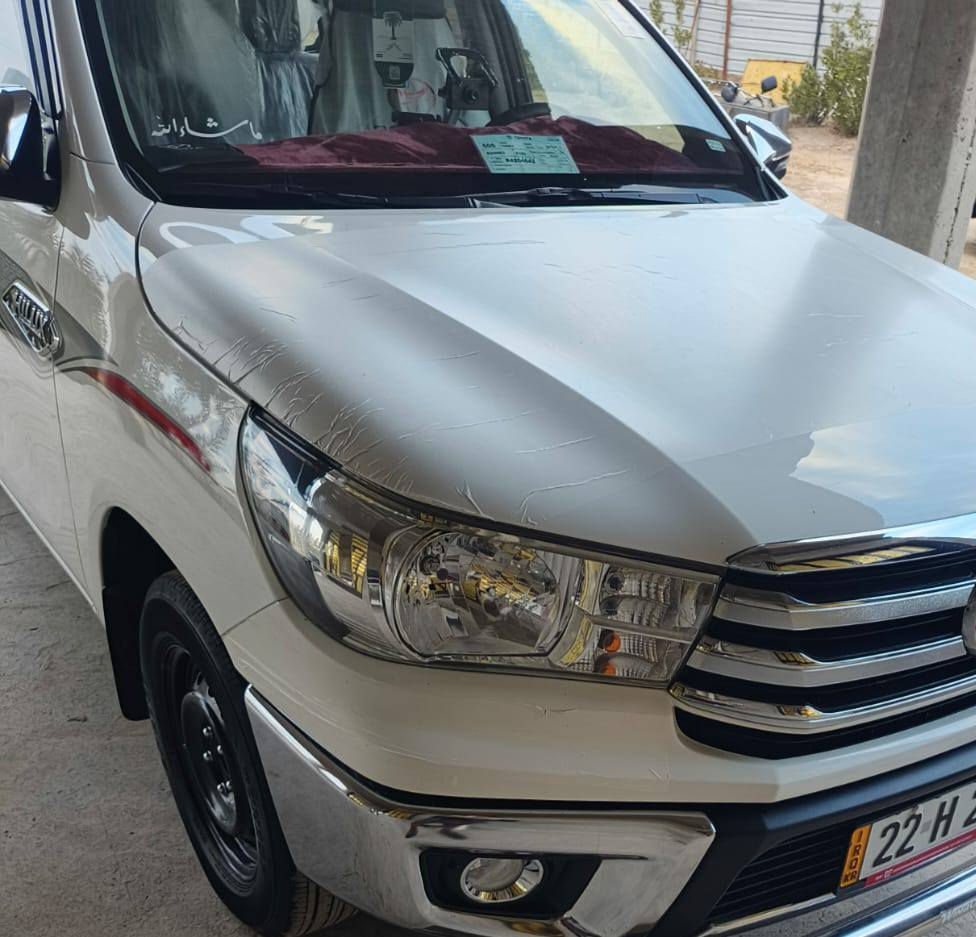 سلام عليكم ورحمه الله وبركاته
للبيع هايلوكس تيوتا 2024 ساز
 فوووووول مواصفات كير عادي كفاله عامه 
رقم اربيل بسم كردي سياره على أيدي من زيرو وكاله بسمي
ماشيه 31 تفاصيل اكثر اتصال *********** مكاني بغداد س268/
