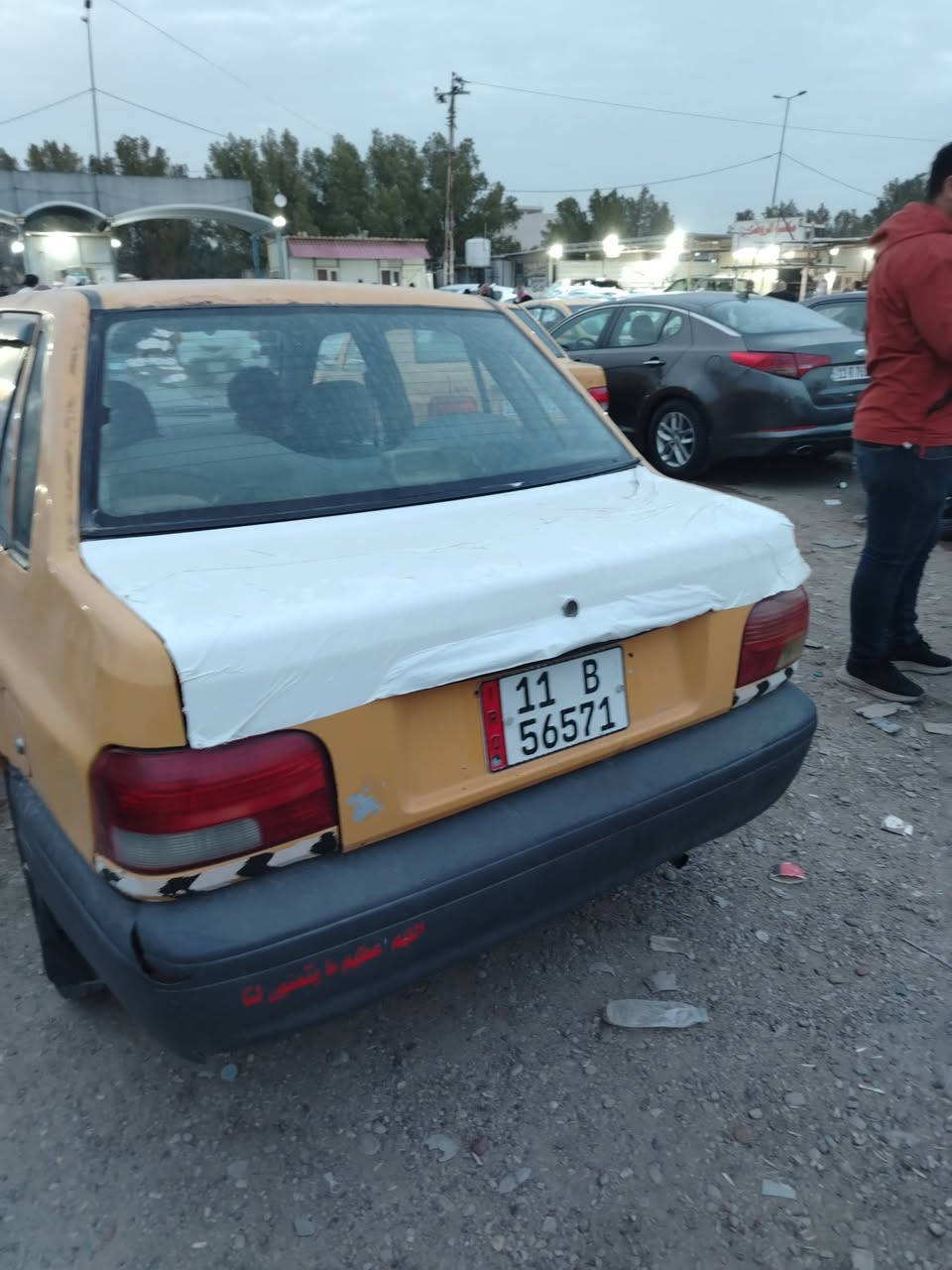 سلام عليكم  سايبه موديل 12 سنويه الحد 29 مسفره هيه وغرمات مكينه مال كيه برايد كير جديد سياره مال واحد جناي سياره حلوه وين ماتريد اكر سلف وطلع مكاني بغداد شهدا سيديه اسعر 24 وبيهة مجال الرقم ***********
