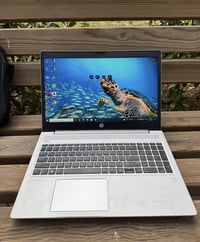 لابتوب HP PROBOOK 455 G7 الجيل ال11 فول مواصفات سوبر سلم لون سلفر مواص...