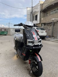 دراجة سكنس 2025 6 بطاريات نضيفات  تشغيل نضام بصمه  لايت عالي ناصي  قفل...