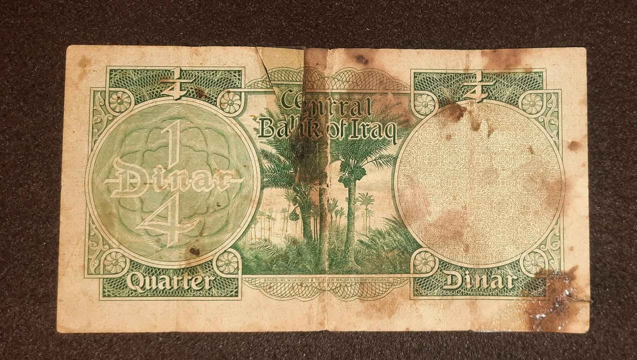 مزاد على ربع دينار البنك اصدار ١٩٥٨  وهو اخر اصدار للمملكة  حالة الورقة قوية جدا جدا مع وجود ترميم غير احترافي  كما موضحة بالصور 
يبدا المزاد ب 75  دولار وينتهي غدا الساعة ١١:٥٠ دقيقة مساء 
تسحب المادة في حالة عدم الوصول للسعر المطلوب 
اقل زيادة خمسة دولار 
#الجميع


**إذا كنت صاحب هذا الإعلان وتريد حذفه لأي سبب، رجاءا أرسل رسالة إلى الدعم الفني**