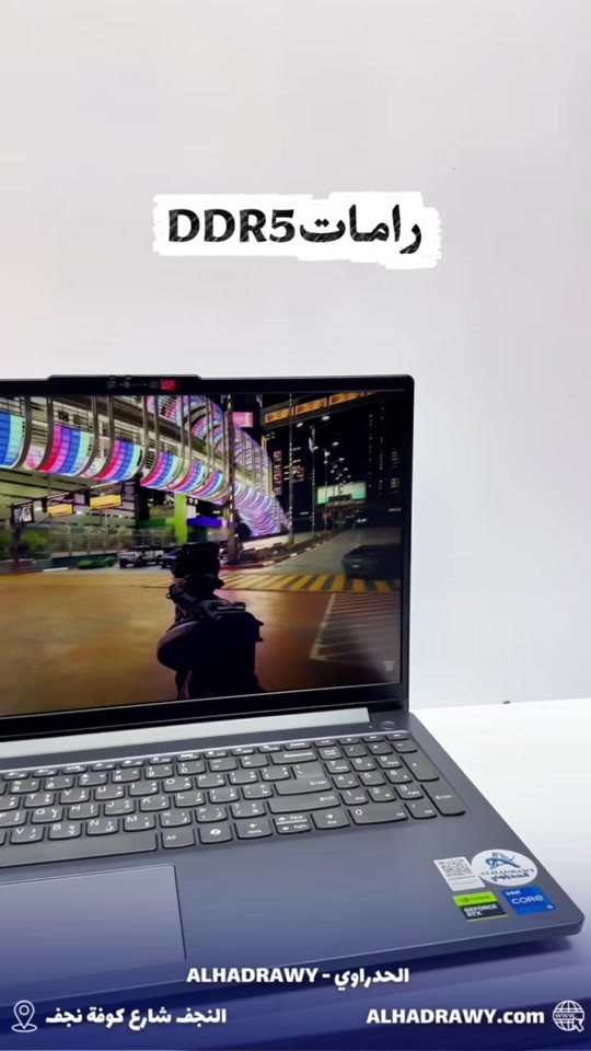 ‏🔥 Lenovo LOQ 15IAX9E — جديد
 
 💻 المواصفات:
 • المعالج: Intel Core i5-12450HX الجيل 12
 • الرام: 8GB DDR5
 • الهارد: 512GB SSD
 • كارت الشاشة: NVIDIA GeForce RTX 4050 6GB
 • الشاشة: 15.6" FHD
 • البطارية: 3 Cell
 • النظام: Windows 11 Home
 • اللون: Luna Grey
 
 💰 السعر: 1،200،000
 
 ✅ مناسب للألعاب، المونتاج، التصميم والبرامج الهندسية
 ✅ إمكانية ترقية الرام والهارد مستقبلاً
 ✅ حالة أوبن بوكس مع كامل الملحقات
 
 ✔️ البيع نقداً وبالأقساط عبر مصرف الرافدين
 🚚 التوصيل داخل النجف وجميع المحافظات
 
 📍 النجف – شارع كوفة نجف – مقابل مجمع حيدر الوائلي – معرض الحدراوي
 ‏🌐 alhadrawy.net
 📲 واتساب: ***********
