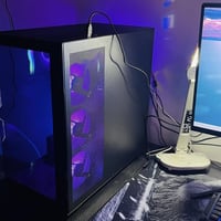 حاسبه PC للبيع   مواصفات 👇🏻  1: كرت شاشه 3060TI 2: رام 16 دبل رام يعني...