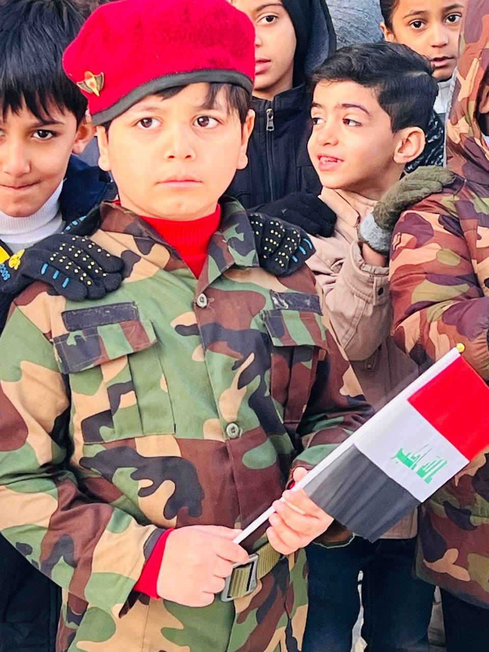 من على مقاعدِ العِلم في مدرسةِ الناصريّة 📚🏫، تزيَّنت مدرستُنا اليوم بذكرى جيشنا الباسل؛ فارتدى تلاميذُنا زيَّ الجيشِ العراقي بكلِّ فخرٍ واعتزاز 🇮🇶💪، وتزيَّنت تلميذاتُنا بالشِّيلةِ العراقيّة، في وقفةِ وفاءٍ لجيشنا الباسل، وتحيةِ إجلالٍ للأمّهاتِ اللواتي أنجبن الأبطال، وللزوجاتِ الصابراتِ اللواتي ضحَّين من أجل الوطن 🌹🤍
حفظَ اللهُ جيشَنا الباسل 🤲 وحمى اللهُ العراقَ وناصريّتَنا الغالية 🇮🇶💖...

📚 مدرسة الناصرية… مستقبلك يبدأ من هنا 🌟

📍 العنوان: الإسكان الصناعي – النزلة الأولى (نزلة الجامع) – أول بناية ركن على الشارع العام.

📱 للاستفسار :
***********
***********
