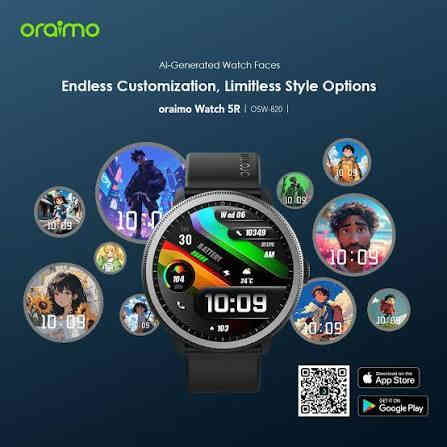 ⌚oraimo Watch 5R

🔋 عمر البطارية 10 أيام

🔻 شاشة AMOLED مقاس 1.43 بوصة

 🔻أكثر من 100 وضع رياضي

🔻 مراقبة الصحة على مدار 24

🛡️ضمان لمدة سنة كامل

______
📱للأستفسار الاتصال على الارقام الاتية
📞***********
📞***********

📍موقعنا:صلاح الدين قضاء بلد شارع كراج بغداد.
