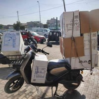 دراجة دلفري • بطارية أو بطاريتين • بوست فيسبوك