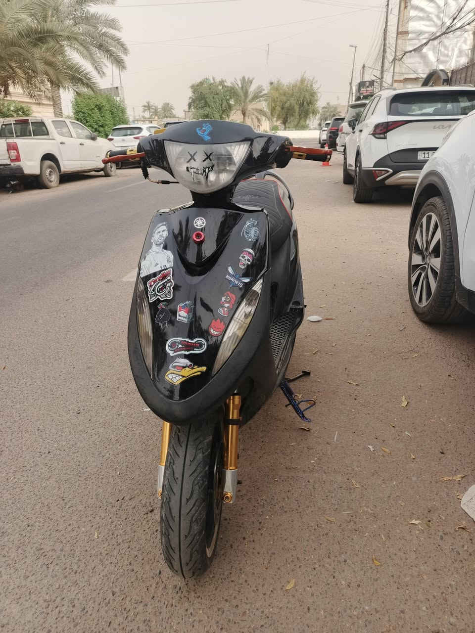 سلام عليكم دراجه ملغمه تزويد
غراضه كله اصلي 
كلجات رياضي 
الكلج المامي WF
بنز كلج خلفي من شركت BA
يدات بريك كوسو 
صدر امامي رياضي 
فلنجه ncy
فج برنبو 
قايش مشلن
قبق فلاوي ذهبي 
قطرت دهن ذهبي 
قاعدت رقم زركه 
سلف رياضي BA
رقم شاصي كوسو ذهبي 
دبل امامي ذهبي 
دبل خلفي ابو البطلين مشمشي 
صالنصه صجميه BF
ملقط واير  ncy
ستان صف رياضي
عنبار ذهبي من شركت شارك
الشراي يجي خاص او يخبارني على هاذ الرقم 
***********
