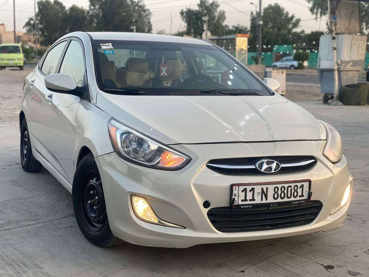 السلام عليكم 
اكسنت 2017 GDI 1600
بيع او مراوس 
مصبوغة حزام 
السيارة جاهزة 
مكانها الغزالية 
***********
السعر 85 وبيها مجال
