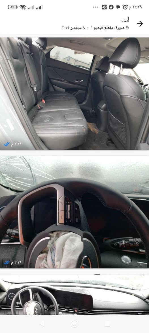 السلام عليكم. للبيع النترا هايبرد 2022  امريكي . بيها نواقص بسيطه و سعرها مناسب صور الحادث بالمنشور  *********** مكان السياره الصالحيه رايدها 125 $
