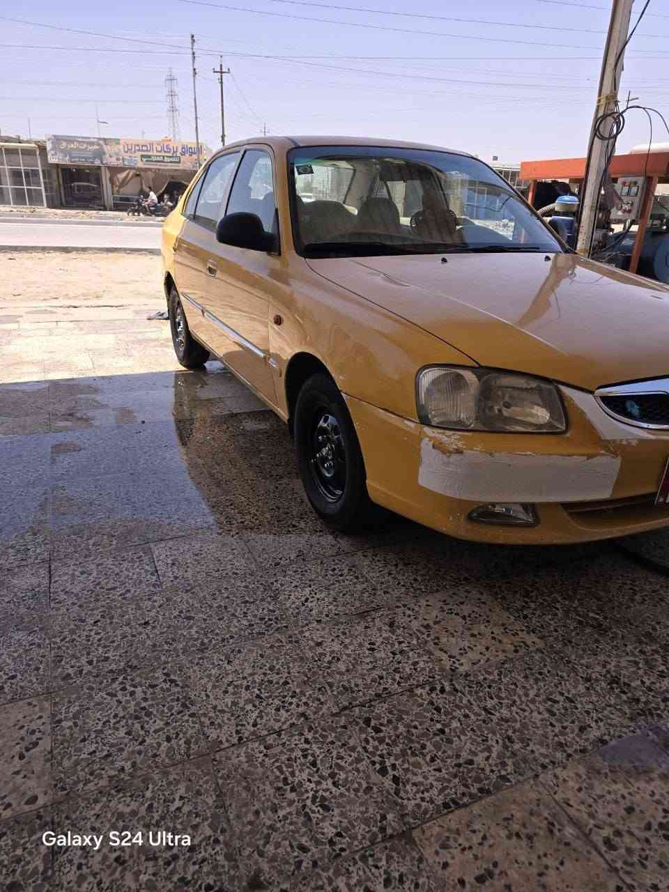 سلام عليكم
سياره فيرنا 2014 رقم بغداد انكليزي السياره جاهزه 

بيه طخه باب السايق السونار موجود بل صوره 👇 .. كير او مكينه او تبريد جاهزات  السياره مصفره هيئه مرور السياره شرط تحويل 👍

مكان السياره كوت واسط 
السعر 68 او بيه مجال 
رقم التلفون ***********
