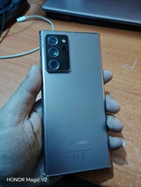 نوت 20 الترا ذاكرة 256 شرق اوسط دبل سيم كارت بي خط بلشاشة فقط موضحة بل...