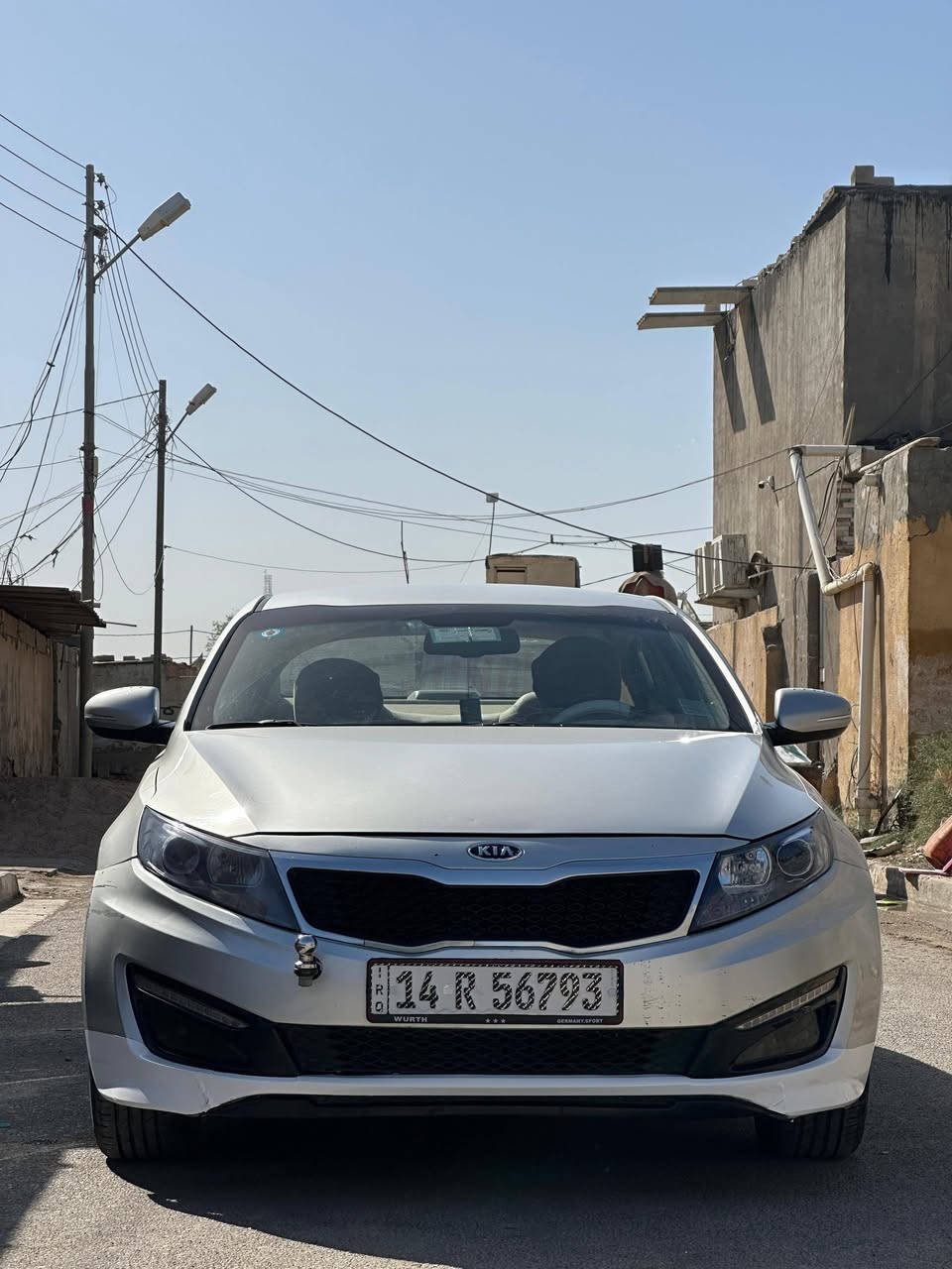 كيا اوبتيما 2014 خليجي المكينة دوش مكفولة من الصبغ سيارة النضيفة رقم بصره بأسمي مكاني بالبصرة السعر 135 للستفسار اكثر ***********
