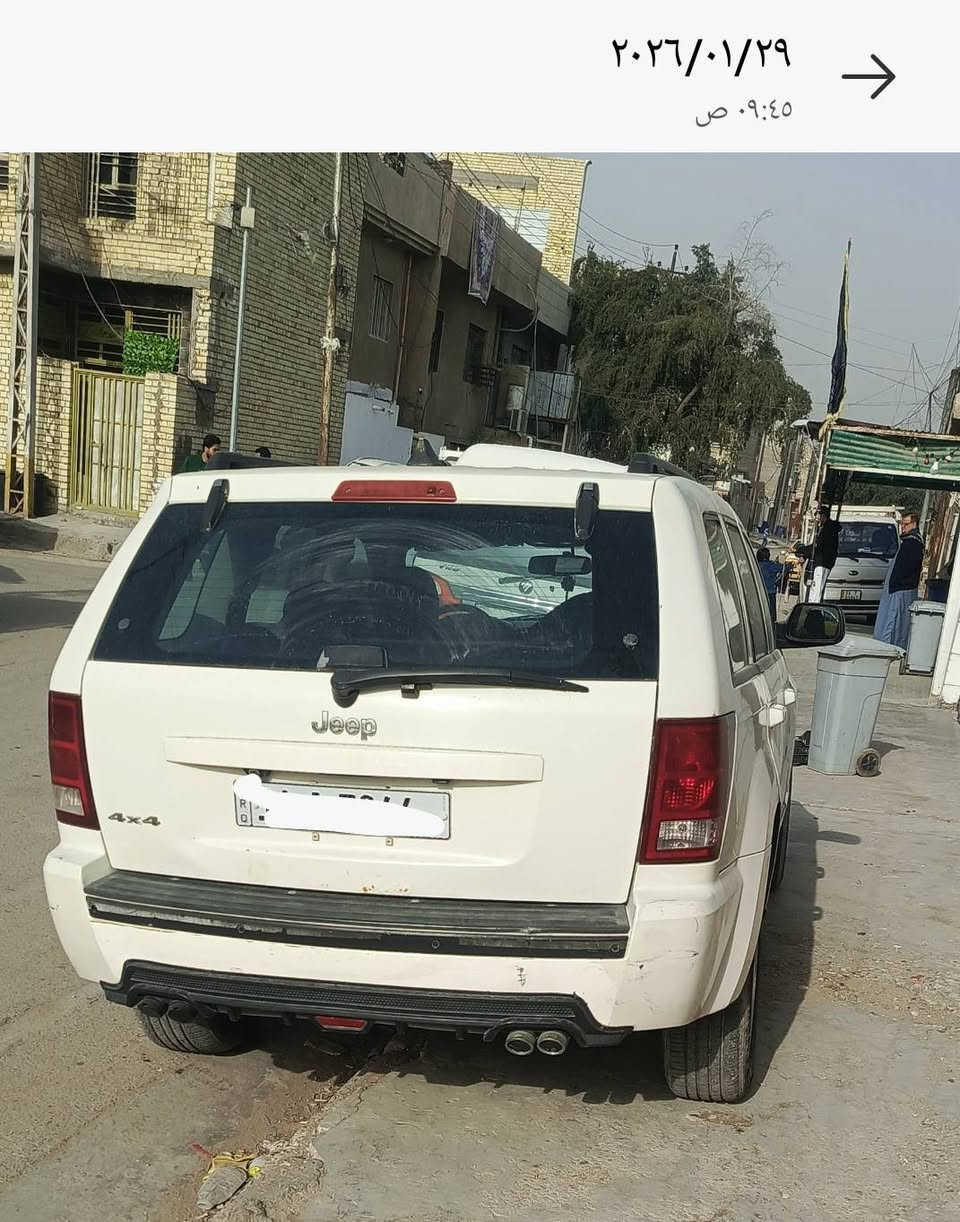 جيب شيروكي فول لمتد 2010 
كشنات جلد 
فتحة سلايد 
شاشة لمس بلادي اصلي 
وكامرا بلادي شغالة ايضا 
سستم صوت 
جاهزة محرك جديد شرط الفحص والكير ممتاز 
جاهزة محرك كير تبريد شغال فعلا ثلج وحدادة  صدر  جيدة جدا بنسبة 80% 
رقم بصرة دولي انكليزي بسمي مكاني بغداد الطالبية 
ضرر بنيد مبدل  والصبغ جاملغين يعني فقط البجم والسونار مرفق جديد 
السعر 93 بيهة مجال للتقدير اذا تجي واشوفك  شراي جاد 
***********
