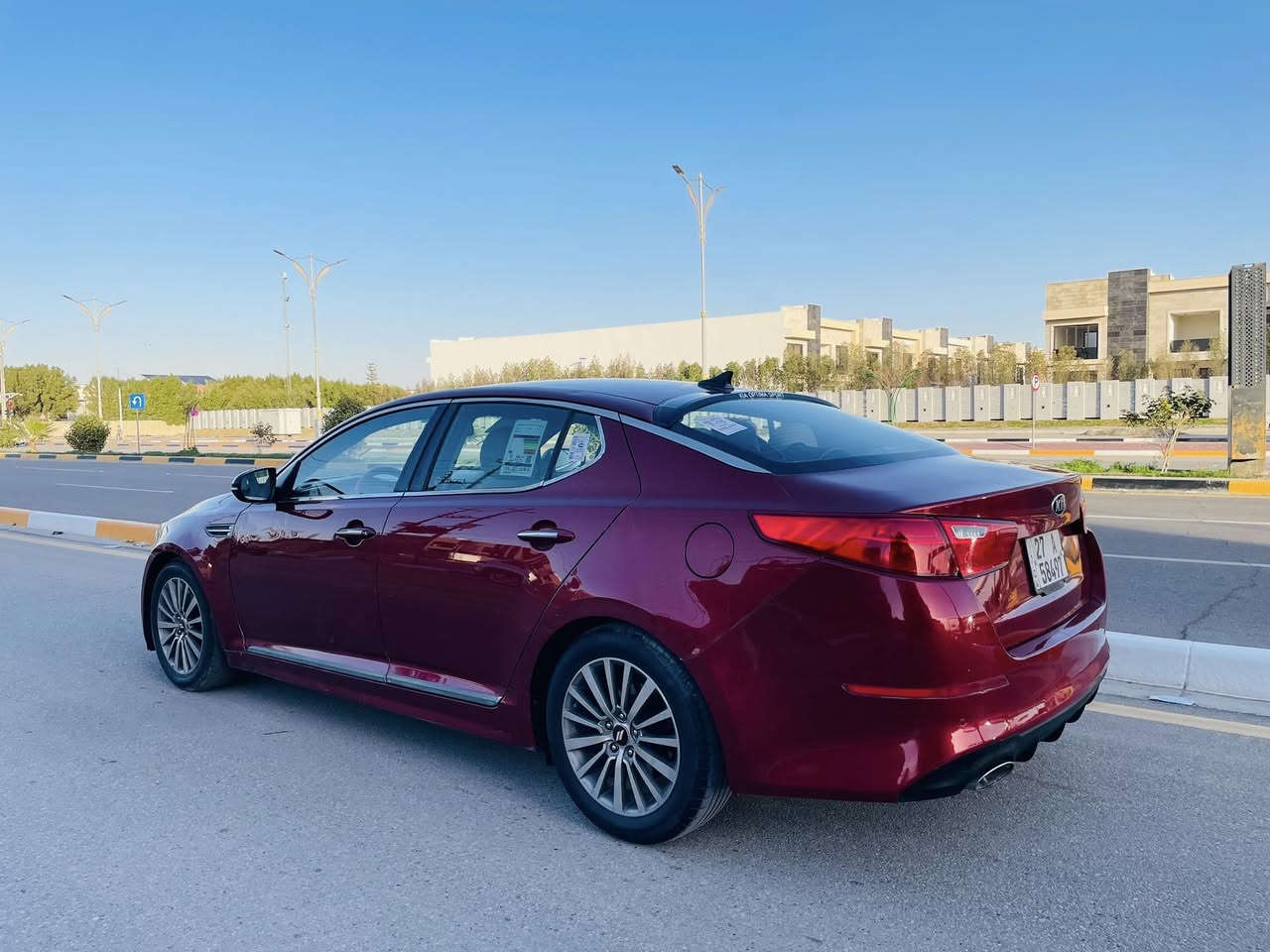 للبيع كيا اوبتيما موديل 2015 
رقم دولي جديد السنويه لغاية 2030 
وارد امريكي السونار مرفق بلمنشور 
مواصفات شاشه كامره حساسات اماميه خلفيه اشاير بل مري تحكم استيرن جهتين مثبت سرعه نظام اكيو كشنات كهرباء  ويل كب 
تخم تاير جديد
حجم المحرك 2400 محرك وكير مكفولات  
السياره جديده وجاهزه من كلشي 
السعر102بيها مجال  
لاستفسار  ***********
عنوان السياره كربلاء المقدسة اخون مكلف بنشر بيع فقط
