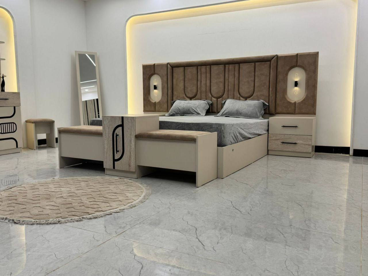 تم وصول غرفة نوم ايزيل 

عشر قطع 

سرير خزان 

برغي جوي حديد 🇹🇷

كنتور 240*220

كنتور إضافي 80*220 

ارتفاع السرير 140

ميز تواليت 120*180

أناره مميزه

السعر مليون و350  الف 

شد ونقل 
- بغداد مجاناآ
- ⁠اطراف 20 الف 
- ⁠محافظات 100 الف


**إذا كنت صاحب هذا الإعلان وتريد حذفه لأي سبب، رجاءا أرسل رسالة إلى الدعم الفني**