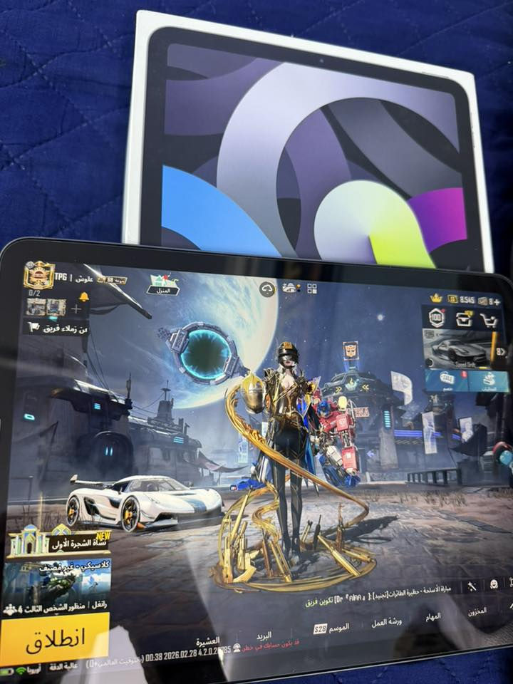 السلام عليكم 
ايباد اير 
٢٥٦ كيكة
بطارية٨٩
الجهاز مكفول فقط بي هاذ الزلغ بسيط 
السعر ٤٥٠ وبي مجال بسيط  
مكاني بغداد سبع ابكار 
***********
