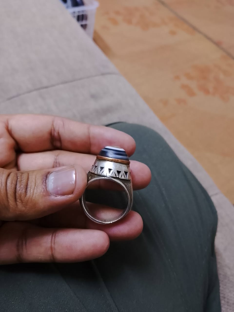 جزع هلالي صياغة عراقي ثقيل داير نحاس السعر 75الف بغداد ***********
