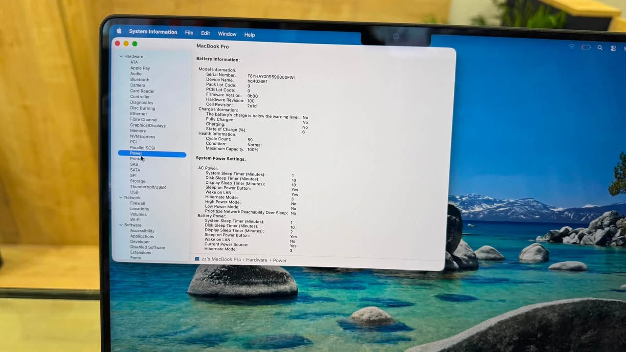 MacBook M4 Max 14inch
Storage: 1TB

Ram: 36GB
Battery: 100
Cycle Count: 59
Display: 14 inch

phone number: whatsapp 7508914169


**إذا كنت صاحب هذا الإعلان وتريد حذفه لأي سبب، رجاءا أرسل رسالة إلى الدعم الفني**