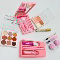 بكج مكياج • طقم فرش ومراية • باليت ظلال