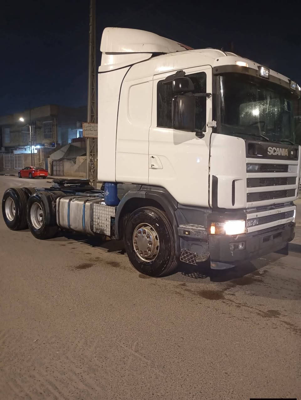 السلام عليكم ورحمه الله وبركاته سكانيا للبيع 2004 جوبلس سكس
محرك 8 انجگتر كير 3*3 جاهزة من كلشي باتريات جدد محرك بخار بدون تنقيص شاصي لامطول ولا بي كسر تايرات نظاف السيارة معاملة حاليا أتعهد بتسجيل رقم وسنوية بصرة راس قاطرة  السعر 165وبيهة مجال بسيط الشراي يتصل على الارقام التاليه ***********
*********** مكاني بصرة قرب ساحة سعد
