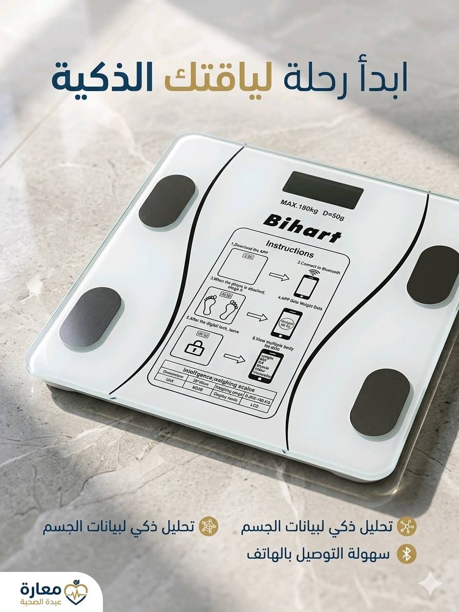 ابدأ رحلة لياقتك اليوم واجعل من متابعة وزنك تجربة ممتعة ومليئة بالحماس! 🌟