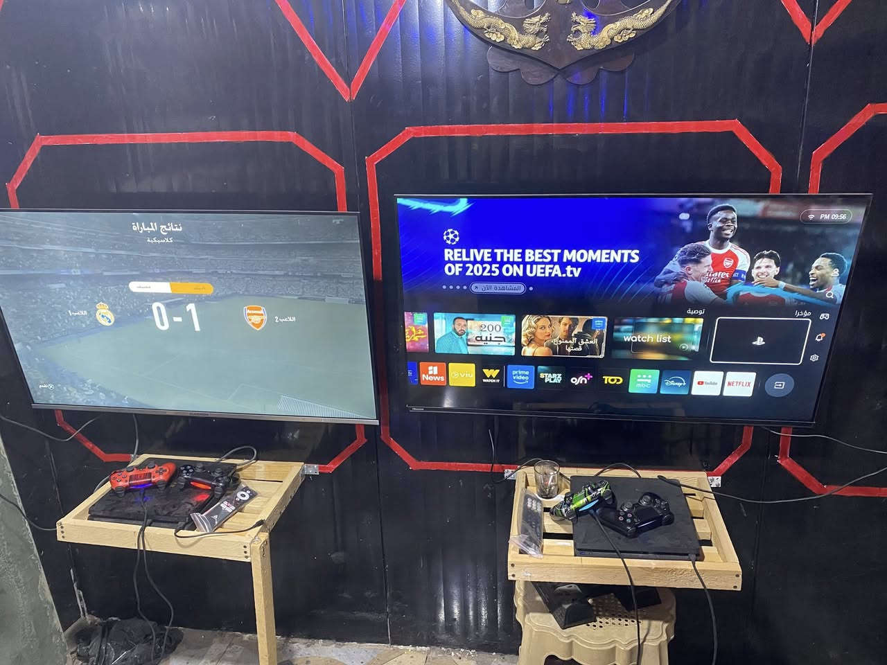 بلي ٤ سلم اولاين عدد ٢ بي منصب العاب وياه اقراص وشاشات اصلية الحافظ وهايسنس ٤٣ مع جوستكات ٥ 
استخدام شهر واحد 
للبيع شلع


**إذا كنت صاحب هذا الإعلان وتريد حذفه لأي سبب، رجاءا أرسل رسالة إلى الدعم الفني**