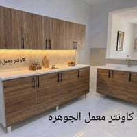 كاونتر MDF • سنك مرمر • شغل تفصال