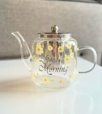 ابريق شاي • بايريكس • نقشة زهرة