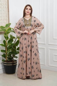 دشداشة نسائي • كشمير ستراس • مقاسات 2XL-5XL