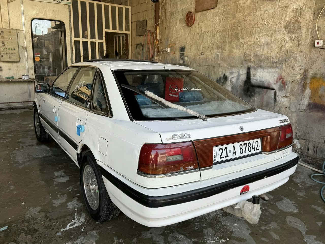 مازدا 1988 مكفوله كفاله عامه 💯
بدون صبغ + بدون ضربه + بدون خياس ✅
رقم سليمانيه رقم سنويه جديد لحد 2030 شرط تحويل 
محرك 12 بخ ~ عليها شلعه تخبل كلش اقتصادي 
كشنات جديد ~ دشبول جديد ~ گيجات جديد 
محرك و گير جديد ~ كهربائيات كلها شغال ~ سلايت شغال 
تخم تاير جديد + صدر امامي خلفي جديد 
السعر ~ 44 وبيها مجال 💵💸
العنوان ~ كركوك 📍
الهاتف ~ ***********
ملاحظة / تريد مازدات بسعر مناسب تابع الصفحه 🫡
