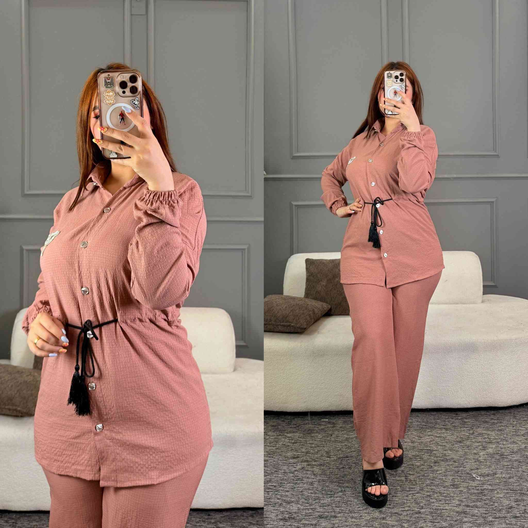 سوت نسائي ربطة خصر ودكم 

الخامه ماربل كلنكس بارده اصلي  💯

القياسات L - XL - XXL

سعر الدرزن 12 قطعه 120 الف 

سعر القطعه مفرد  15  آلف


**إذا كنت صاحب هذا الإعلان وتريد حذفه لأي سبب، رجاءا أرسل رسالة إلى الدعم الفني**