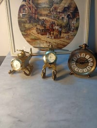 ساعة كوارتز • لمسة عتيقة • نحاس أصفر