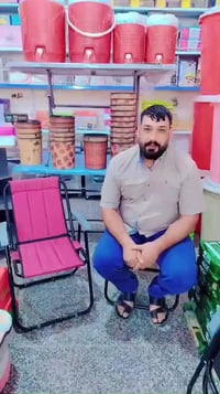 كرسي سفرات قابل للطي • ألوان مختلفة • مجمع ريحانه